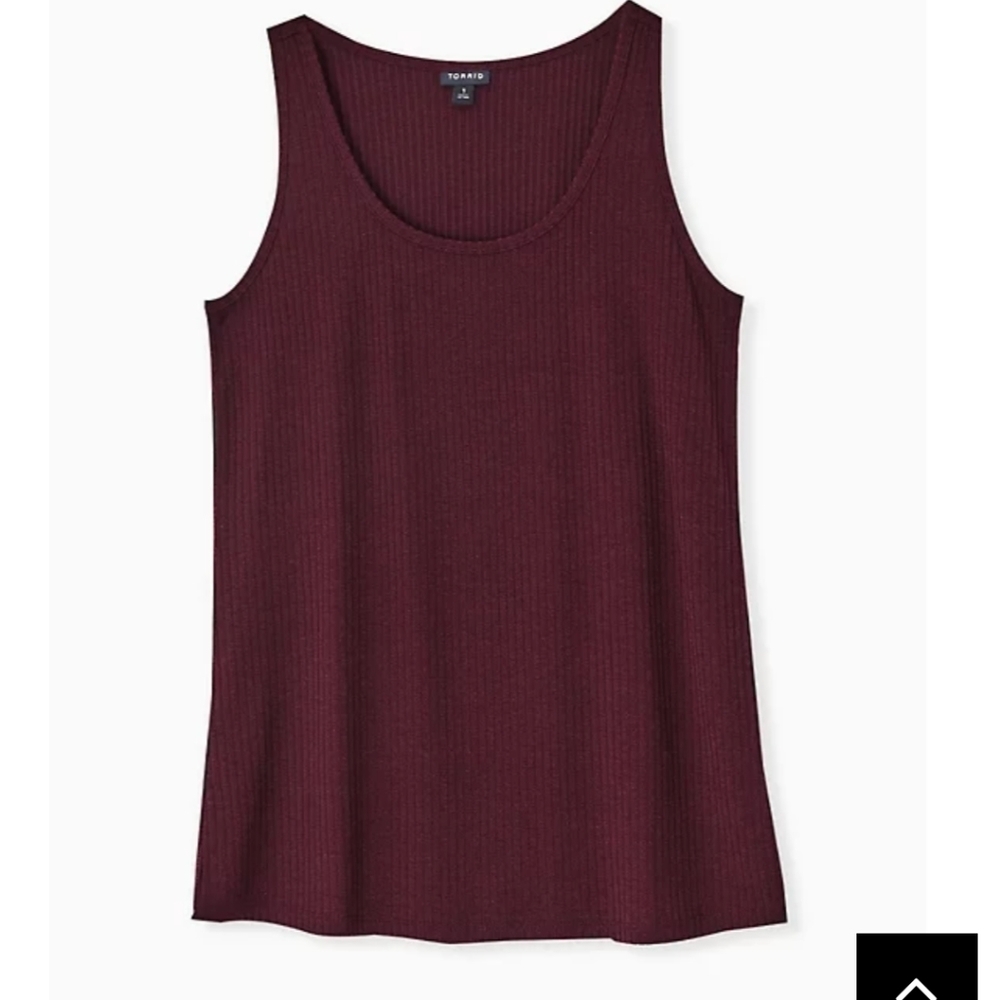 🆕 3X BURGUNDY RIB TANK 🍁🍂🍁